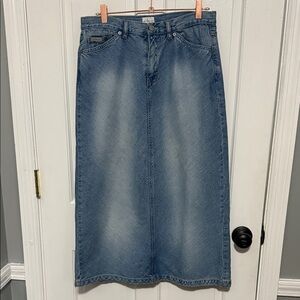 Calvin Klein Jeans Blue Denim Skirt